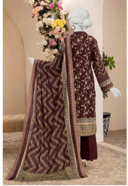 SEHER | 3 PIECE | UNSTITCHED FANCY EMBROIDERED LAWN SUIT