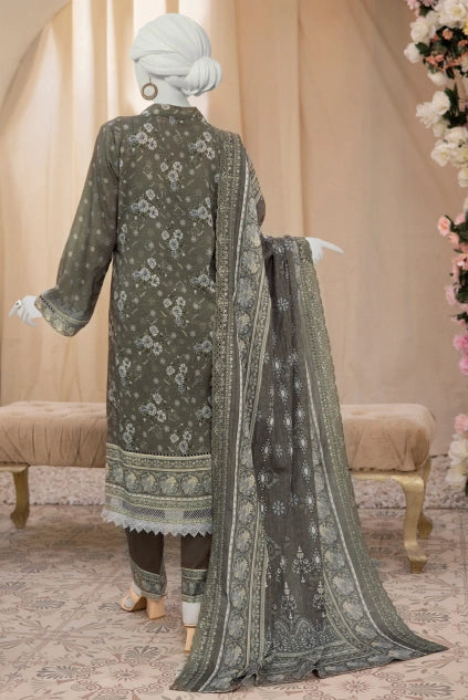 SEHER | 3 PIECE | UNSTITCHED FANCY EMBROIDERED LAWN SUIT