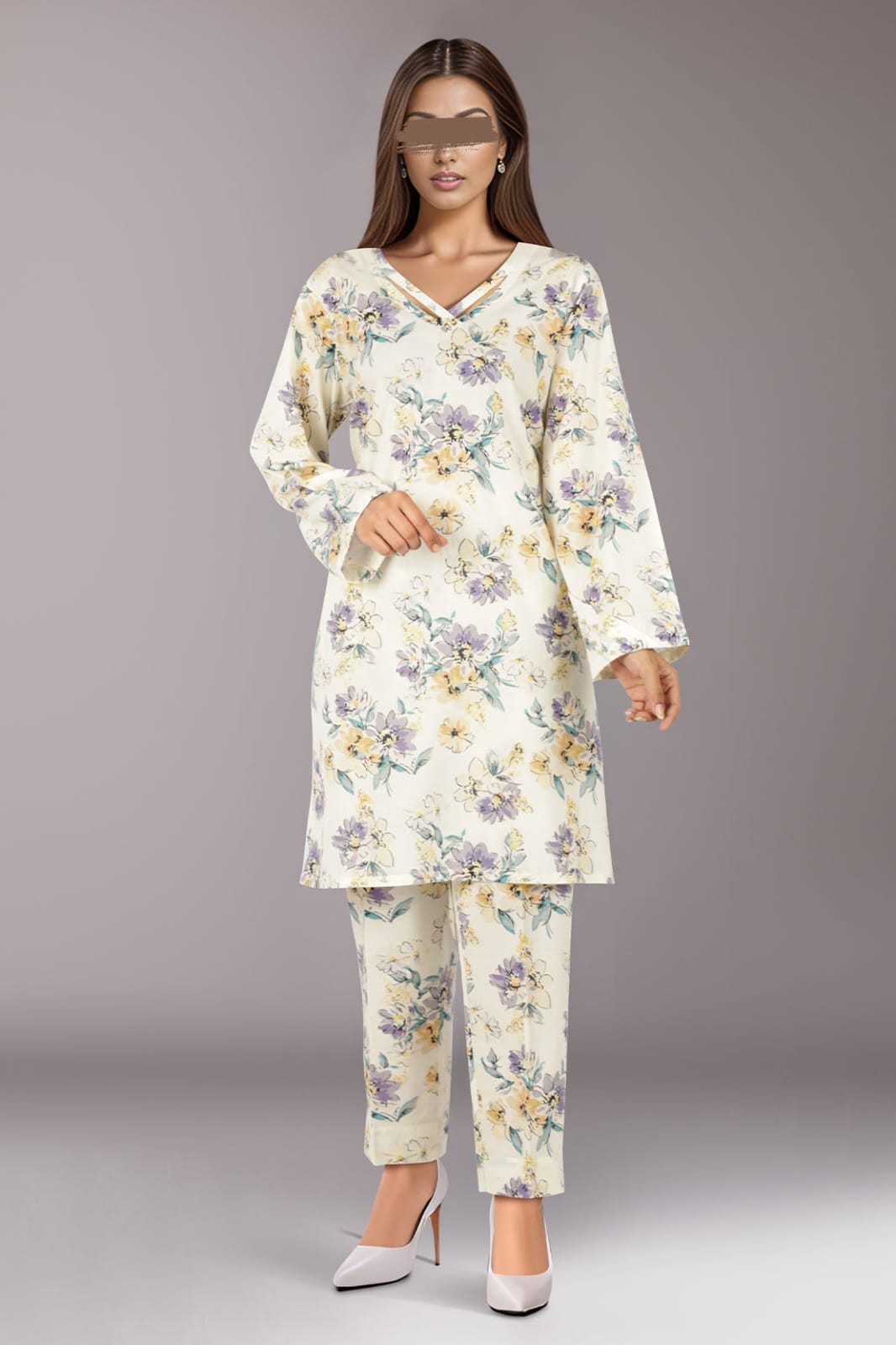 SAYA | 2 PIECE | UNSTITCHED PRINTED LAWN SUIT