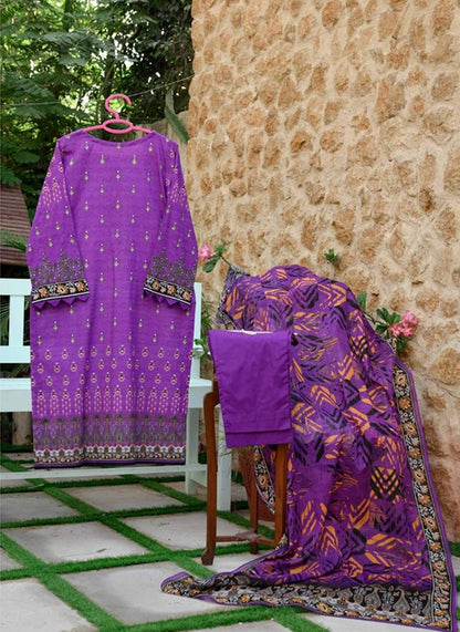 HYRA BY MURASHE | 3 PIECE | UNSTITCHED PRINTED LAWN SUIT