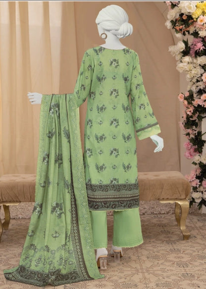 SEHER |  3 PIECE | UNSTITCHED FANCY EMBROIDERED LAWN SUIT