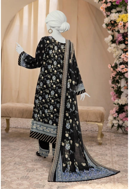 SEHER |  3 PIECE | UNSTITCHED FANCY EMBROIDERED LAWN SUIT