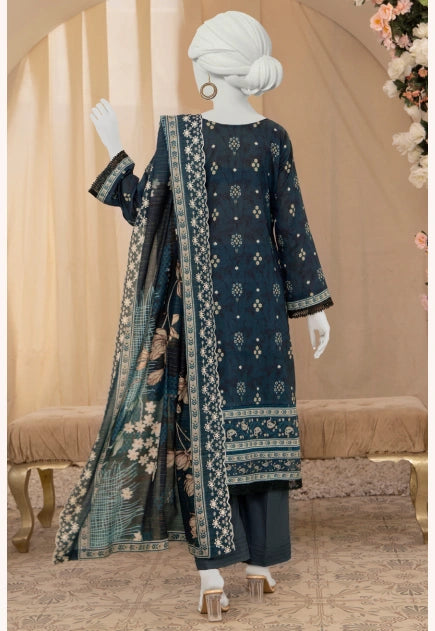 SEHER |  3 PIECE | UNSTITCHED FANCY EMBROIDERED LAWN SUIT