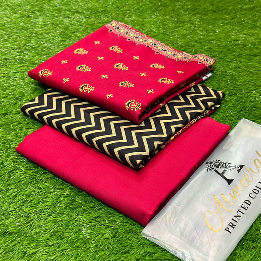 ALMEERAH | 3 PIECE | UNSTITCHED PRINTED LAWN SUIT