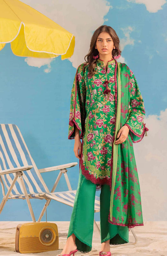 BONANZA SATRANGI | PRINTED LAWN 3P | UNSTITCHED | GULABO | WSS25P3016