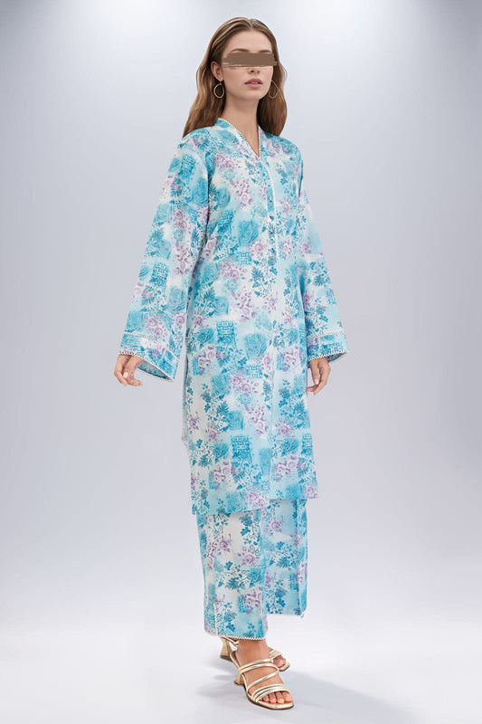 SAYA | 2 PIECE | UNSTITCHED PRINTED LAWN SUIT
