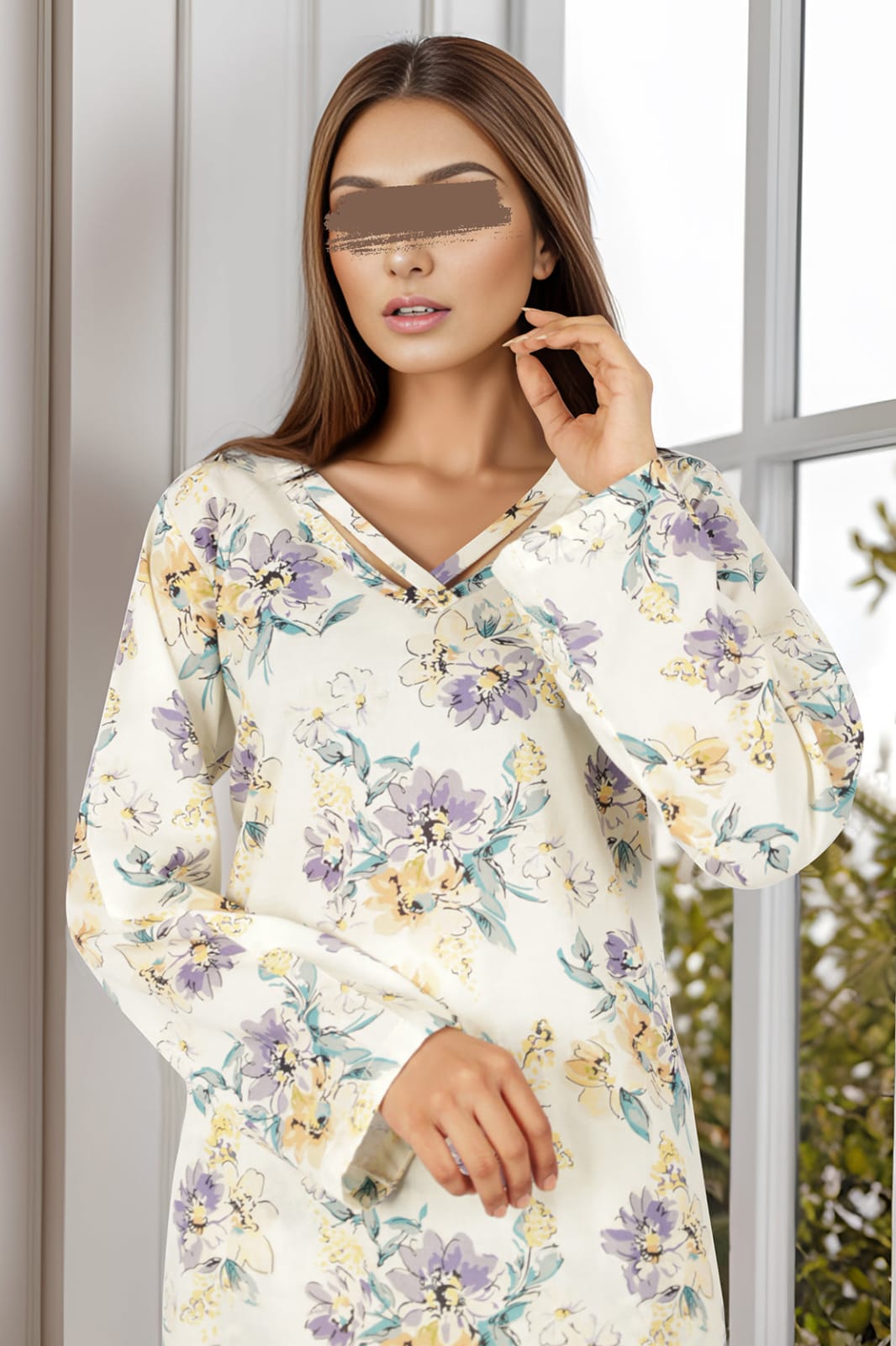 SAYA | 2 PIECE | UNSTITCHED PRINTED LAWN SUIT