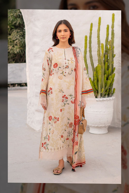 AMBERLEAF  by GULLJEE | 3 PIECE | UNSTITCHED PRINTED LAWN SUIT