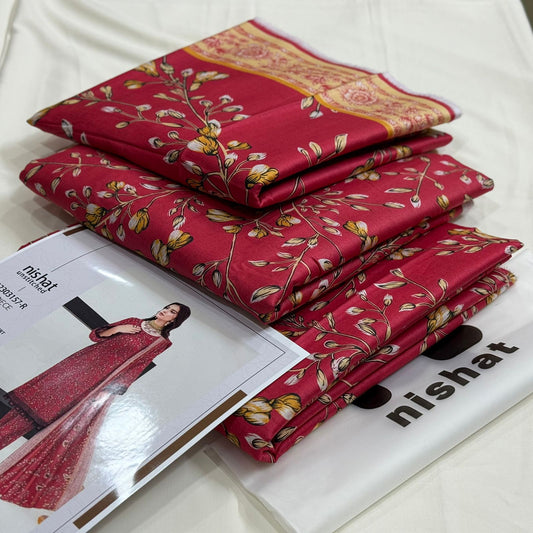NISHAT | 3 PIECE | UNSTITCHED PRINTED LAWN SUIT