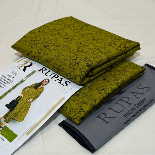 RUPAS  | 2 PIECE | UNSTITCHED PRINTED LAWN SUIT