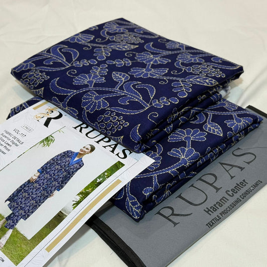 RUPAS  | 2 PIECE | UNSTITCHED PRINTED LAWN SUIT
