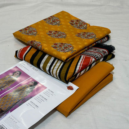 KHAADI | 3 PIECE | UNSTITCHED PRINTED LAWN SUIT